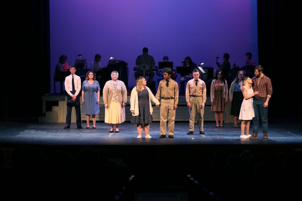 Cast of the musical Violet